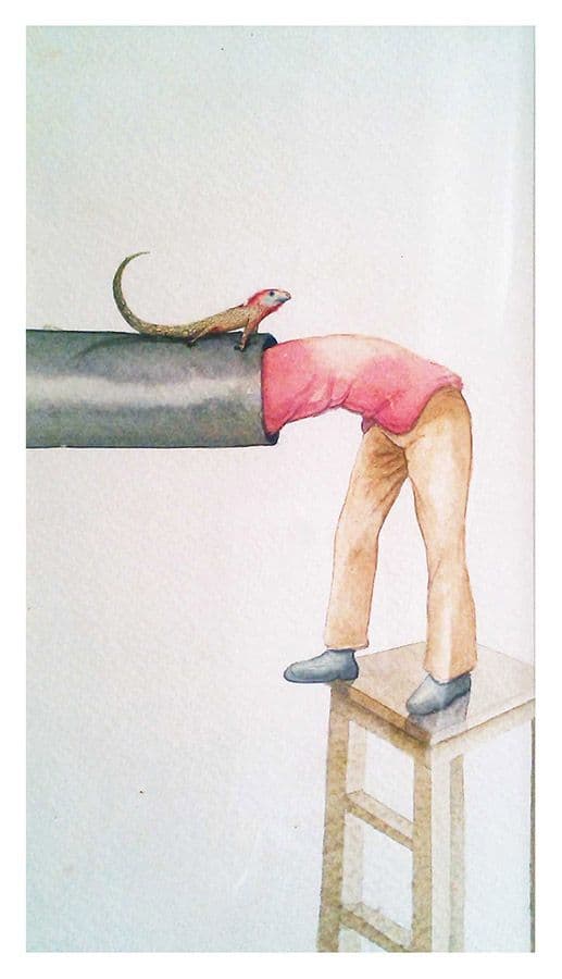 Ongoing Search by Gunjan Tyagi, Acrylic on Canvas, 2019