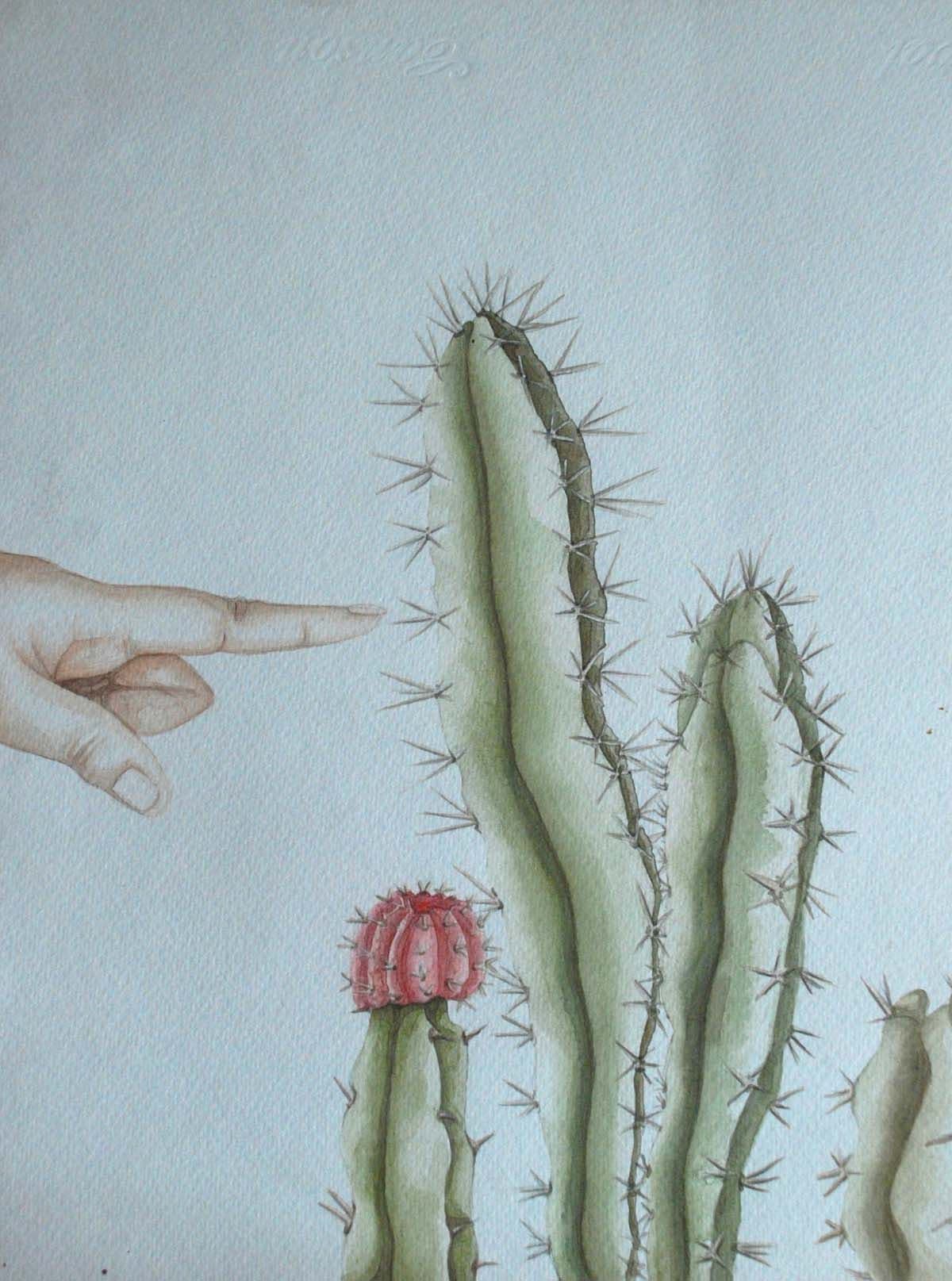 Touch Me Not by Gunjan Tyagi, Acrylic on Canvas, 2018