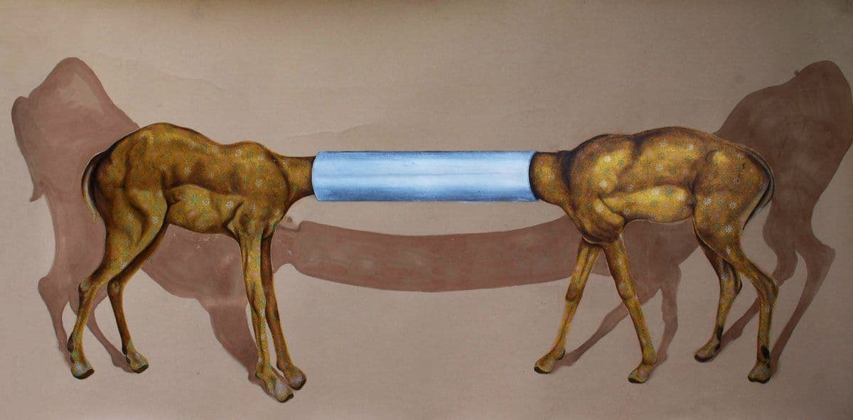 Connecting Nature by Gunjan Tyagi, Mixed Media, 2017