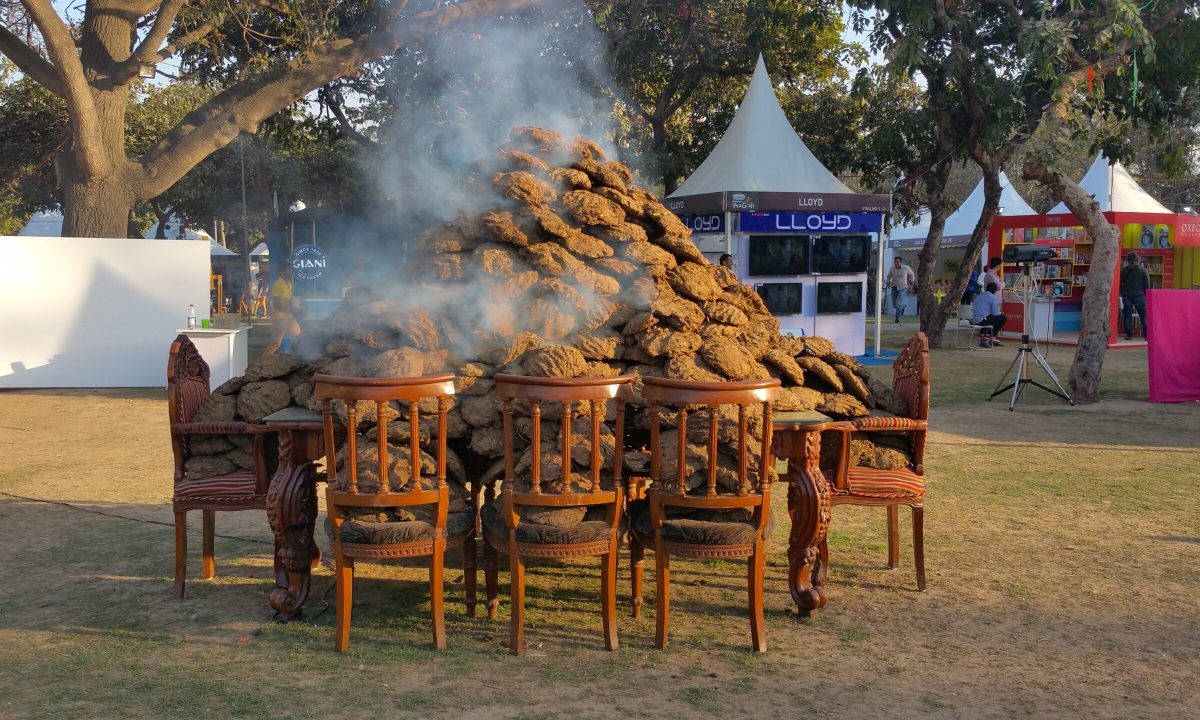 1, Lost in Smoke, Installation in Nehru Park. ND
